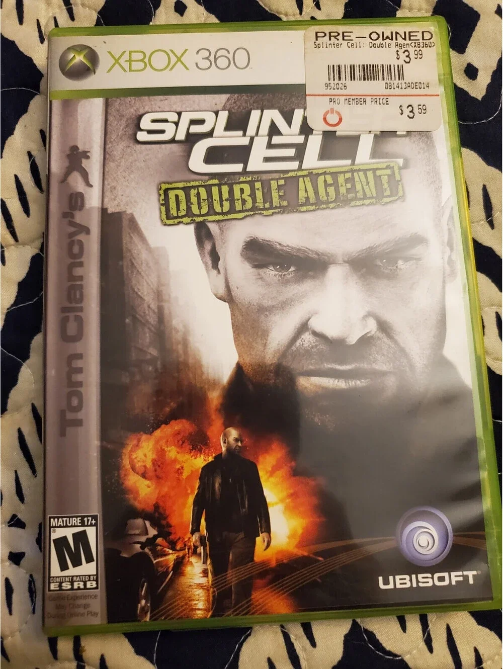 Tom Clancy's Splinter Cell: Double Agent (Microsoft Xbox 360, 2006)